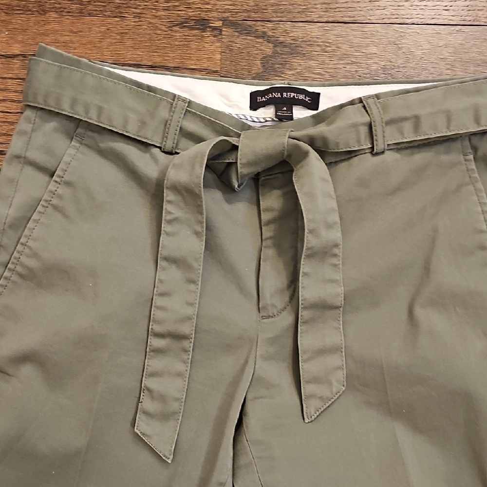 Banana Republic Avery Pant Olive Green Size 4 - Picture 4 of 13
